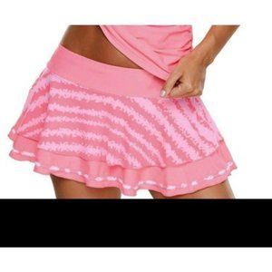 Pink Bathing suit underwear skirt bottom size Medium